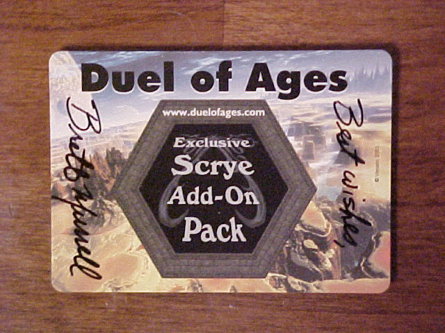 Duel of Ages - Scrye Add-On Pack
