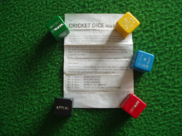 Cricket Dice