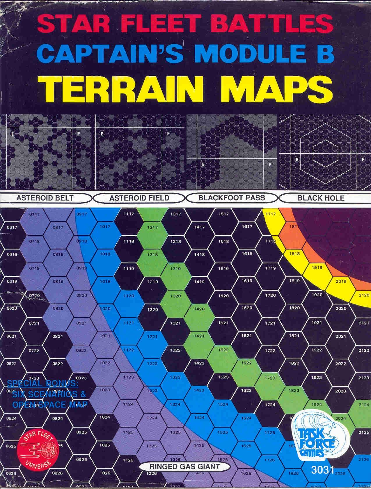 Star Fleet Battles - Module B: Terrain Maps