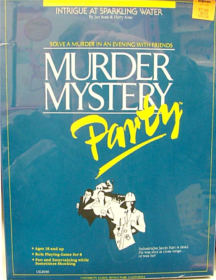 Murder Mystery Party: Intrigue At Sparkling Water