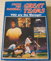 Statis-Pro Baseball Great Teams