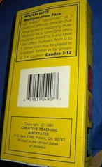 Match Wits Multiplication Facts
