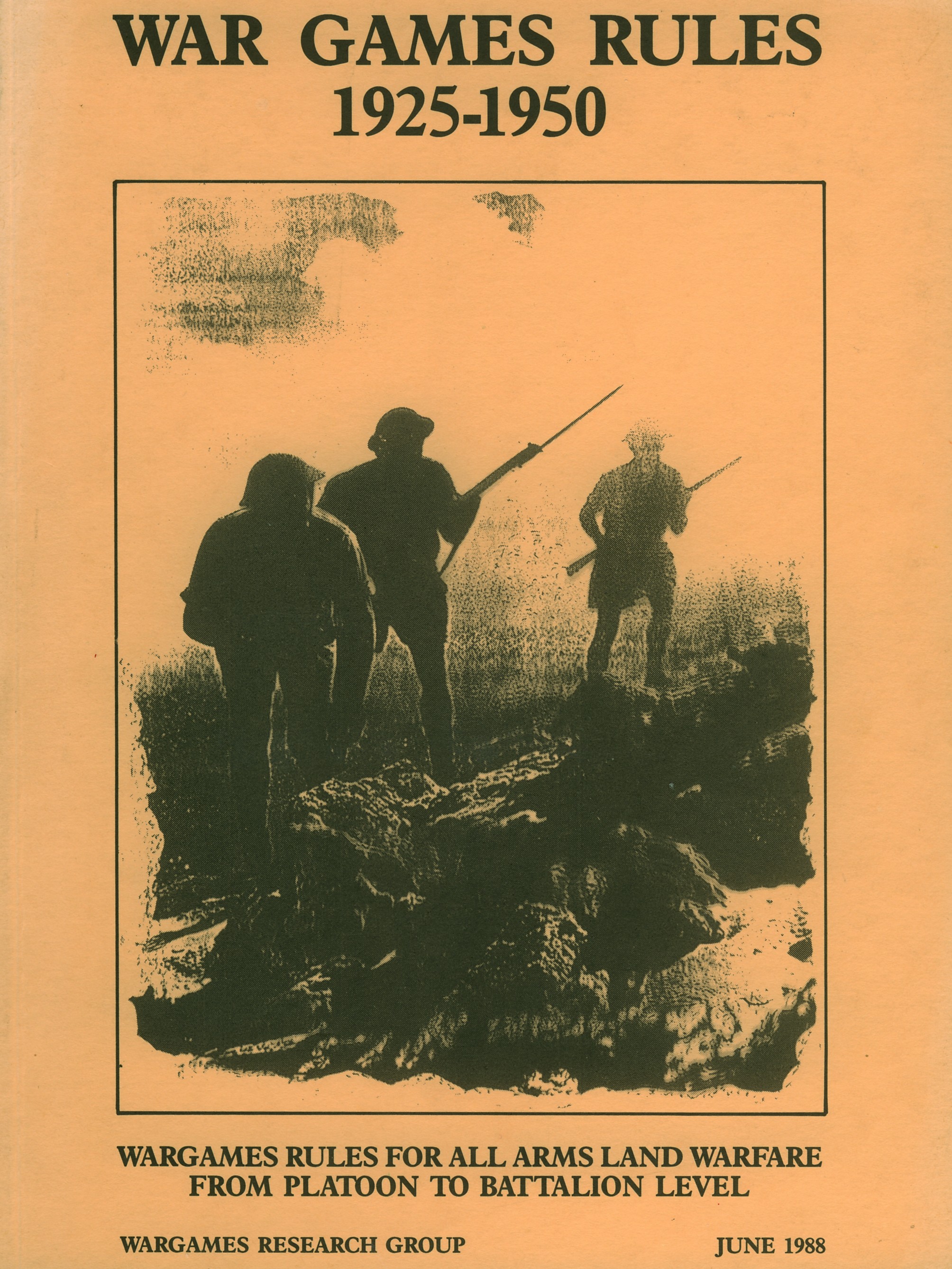 War Game Rules 1925-1950