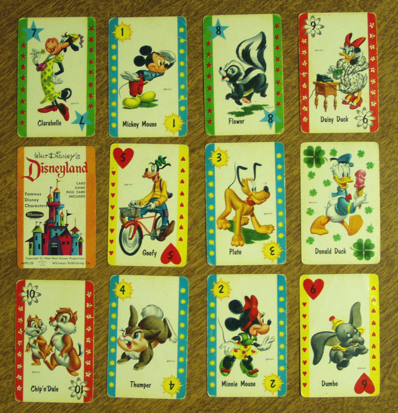 Walt Disneys Disneyland Card Game