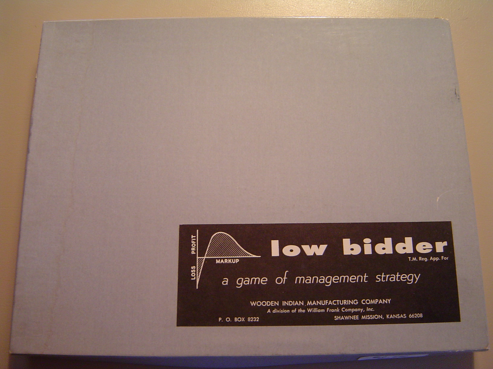 Low Bidder: a Game of Management Strategy