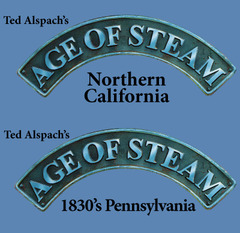 Age of Steam Expansion: 1830's Pennsylvania / Northern California