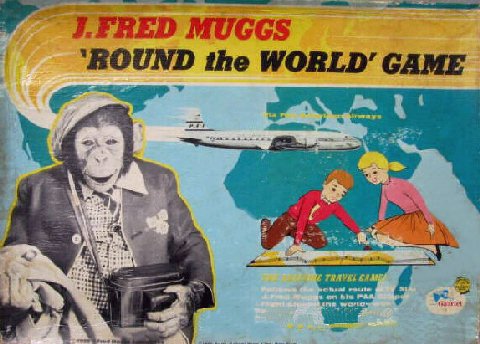 J. Fred Muggs Round The World Game