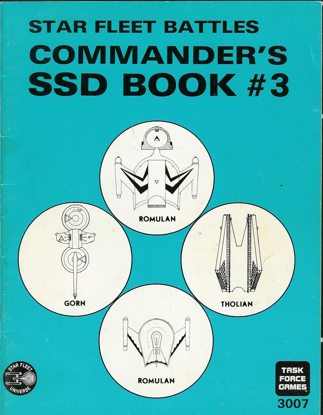 Star Fleet Battles - Commanders SSD Book #3