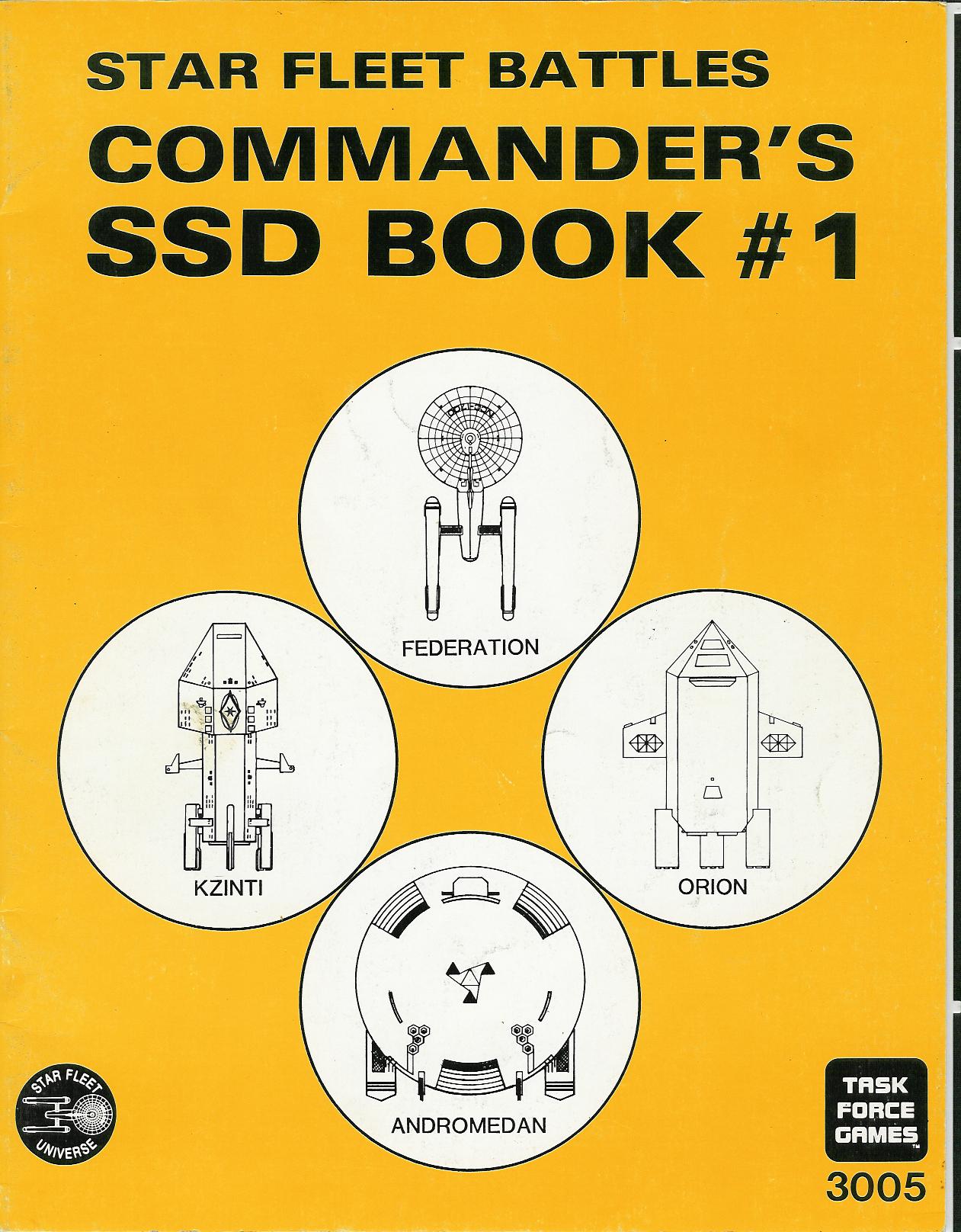 Star Fleet Battles - Commanders SSD Book #1