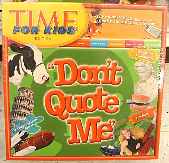 Dont Quote Me: TIME for Kids Edition