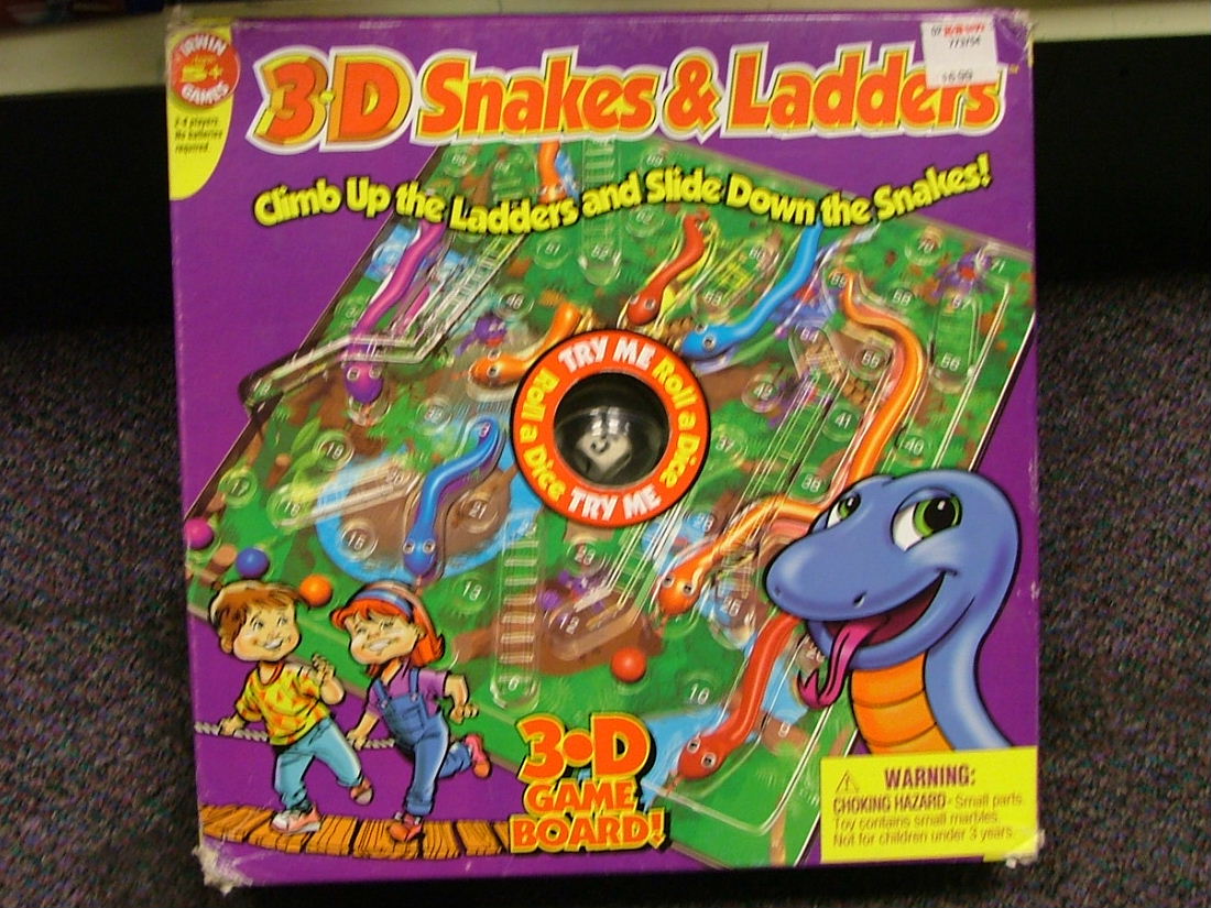 3D Action Snakes and Ladders