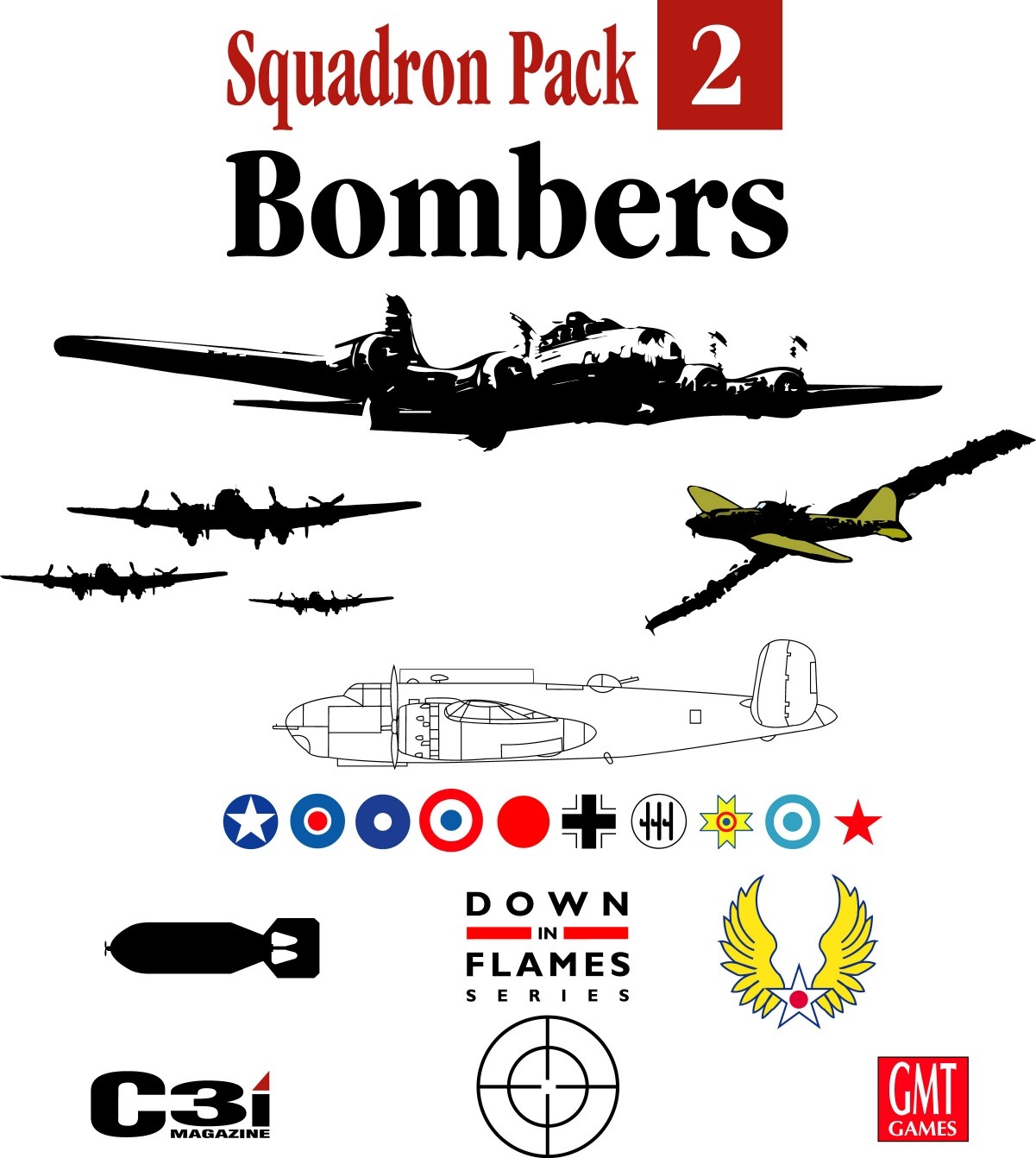 Down in Flames Squadron Pack 2 - Bombers