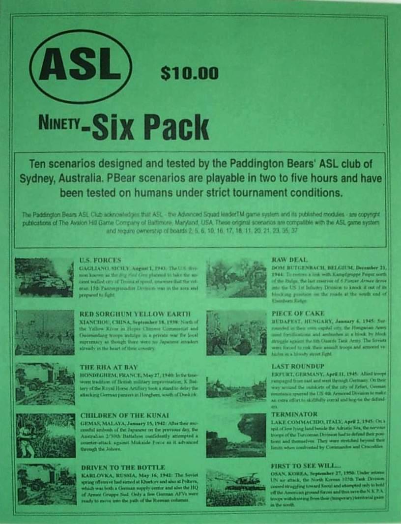 Aussie-ASL 96 Pack