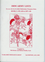 DBM Army Lists Book 3: 476 AD to 1071 AD