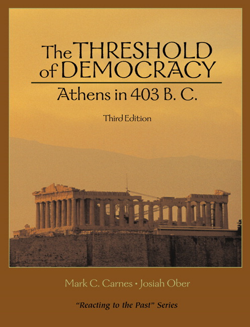 The Threshold of Democracy: Athens in 403 B.C.