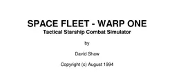 Space Fleet - Warp One