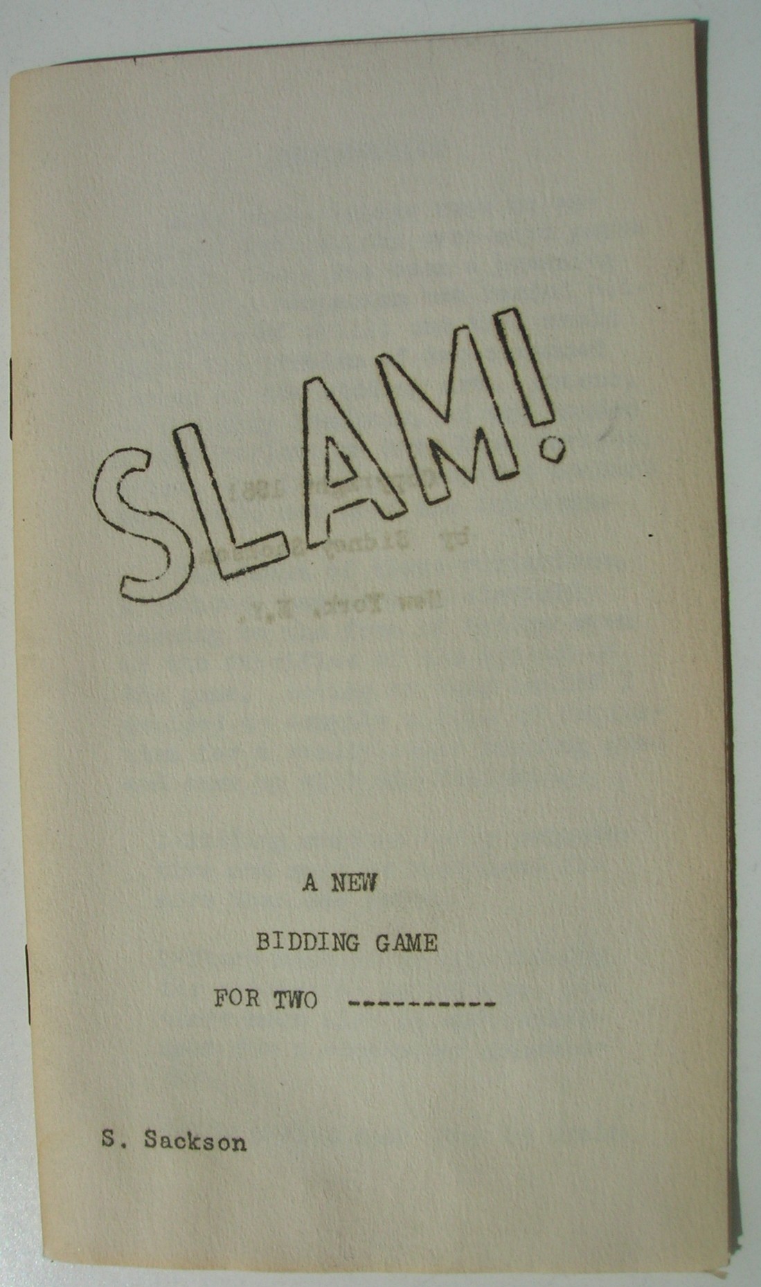SLAM!