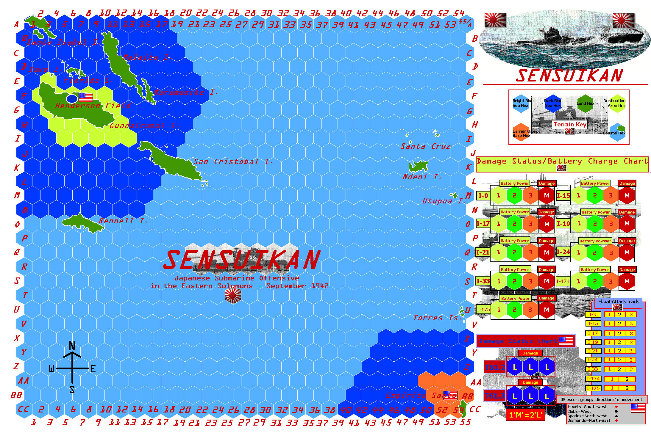 Sensuikan - Eastern Solomons Sept 1942