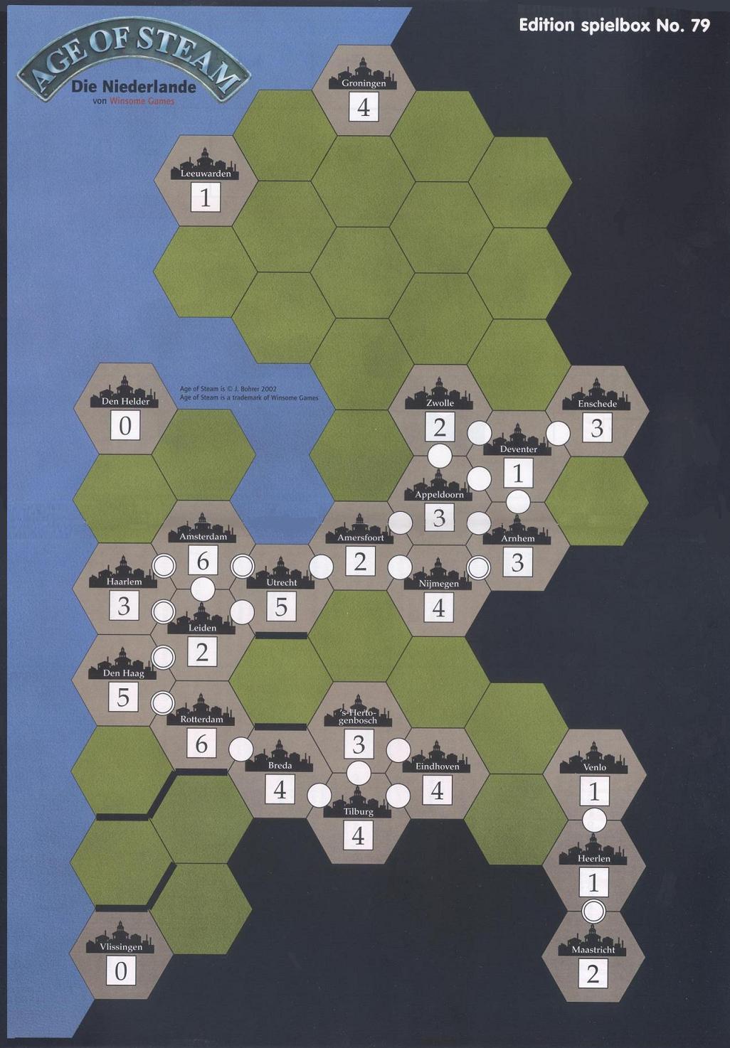 Age of Steam Expansion: The Netherlands