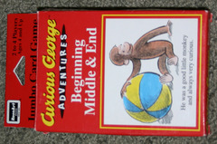 Curious George Beginning Middle & End: card game