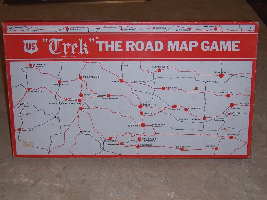 Trek The Road Map Game