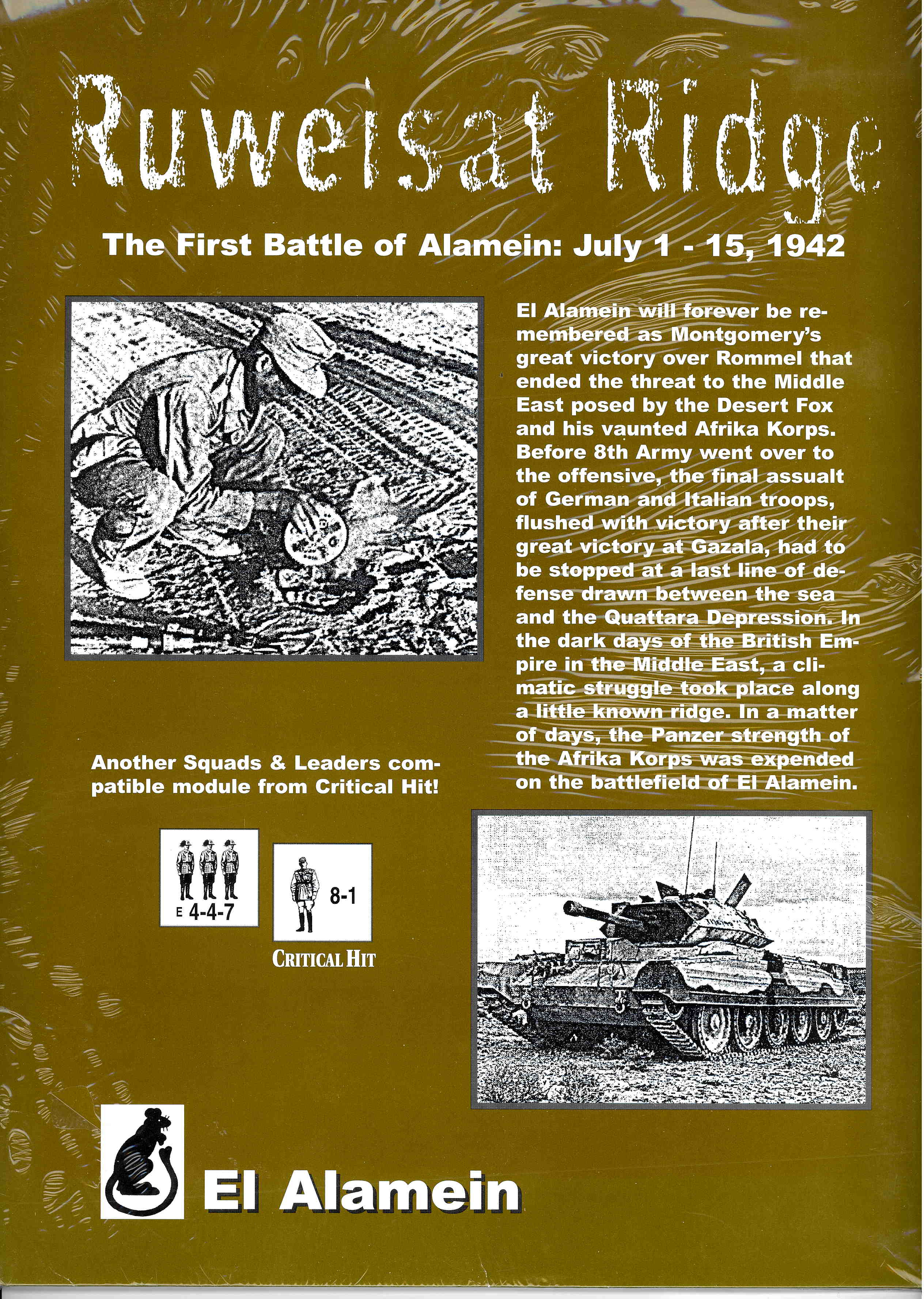 Ruweisat Ridge: The First Battle of Alamein