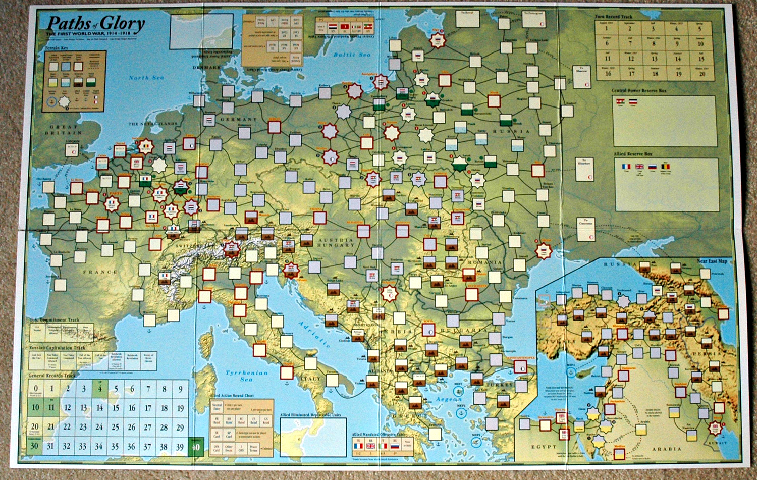 Paths of Glory Deluxe Map