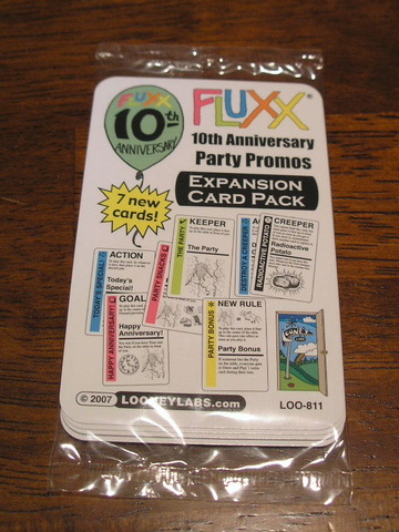 Fluxx 10th Anniversary Party Promos