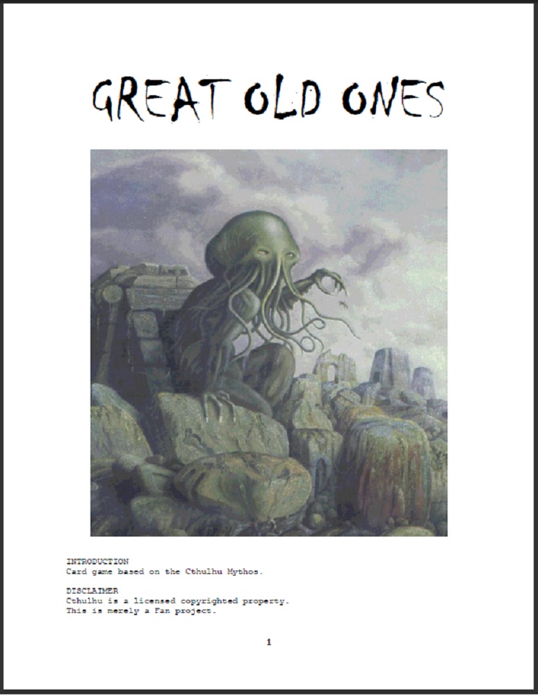 Great Old Ones