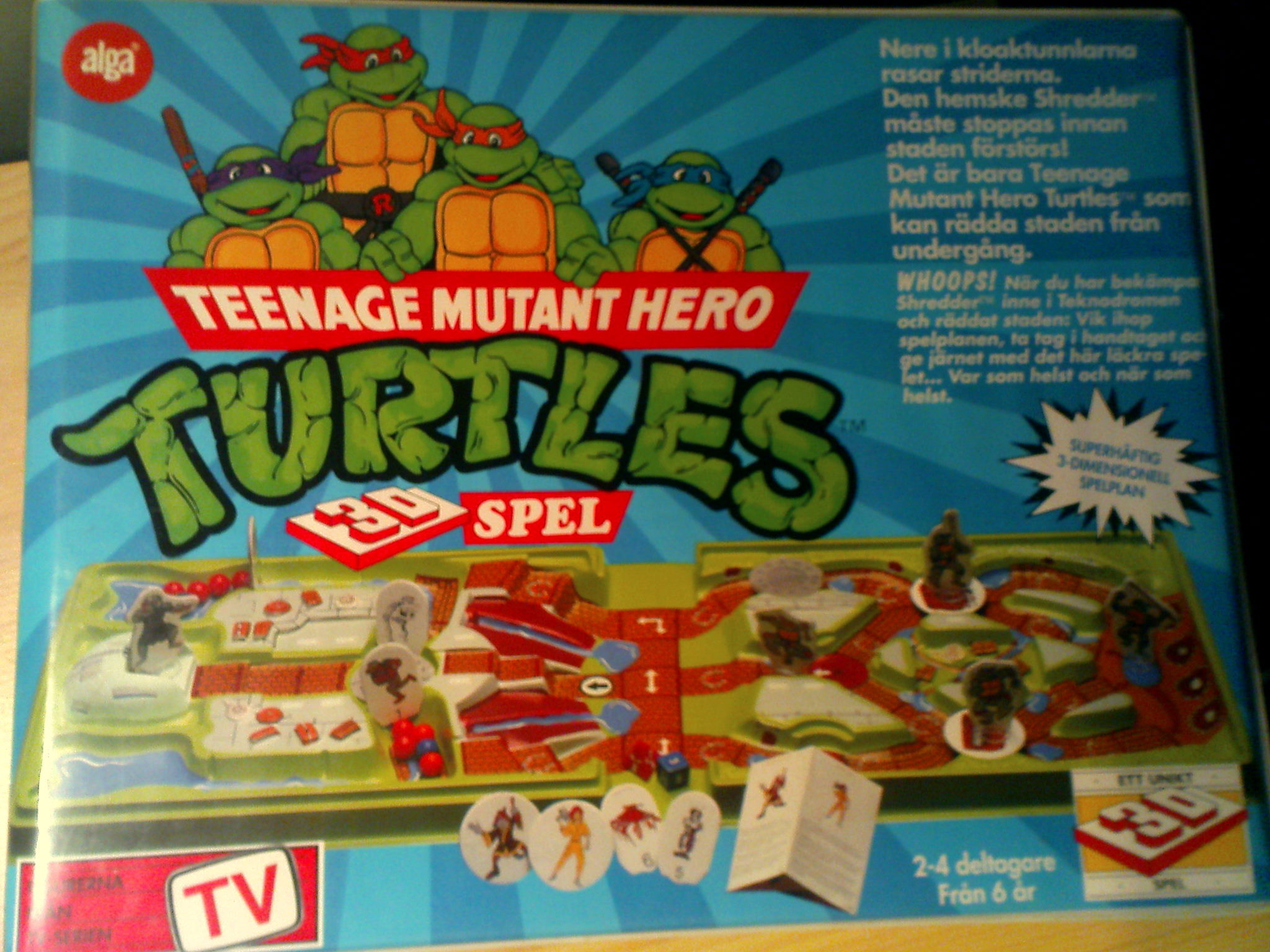 Teenage Mutant Hero Turtles: 3D spel