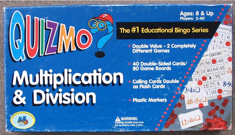 Quizmo Multiplication Division