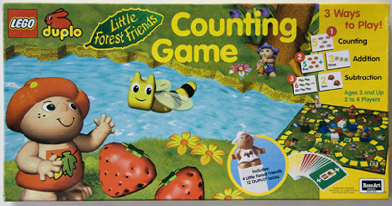 Lego/Duplo Little Forest Friends Counting Game