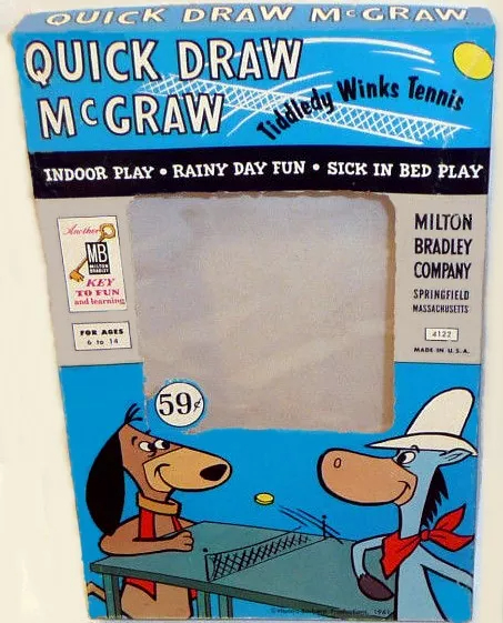 Huckleberry Hound Tiddly Winks Tennis
