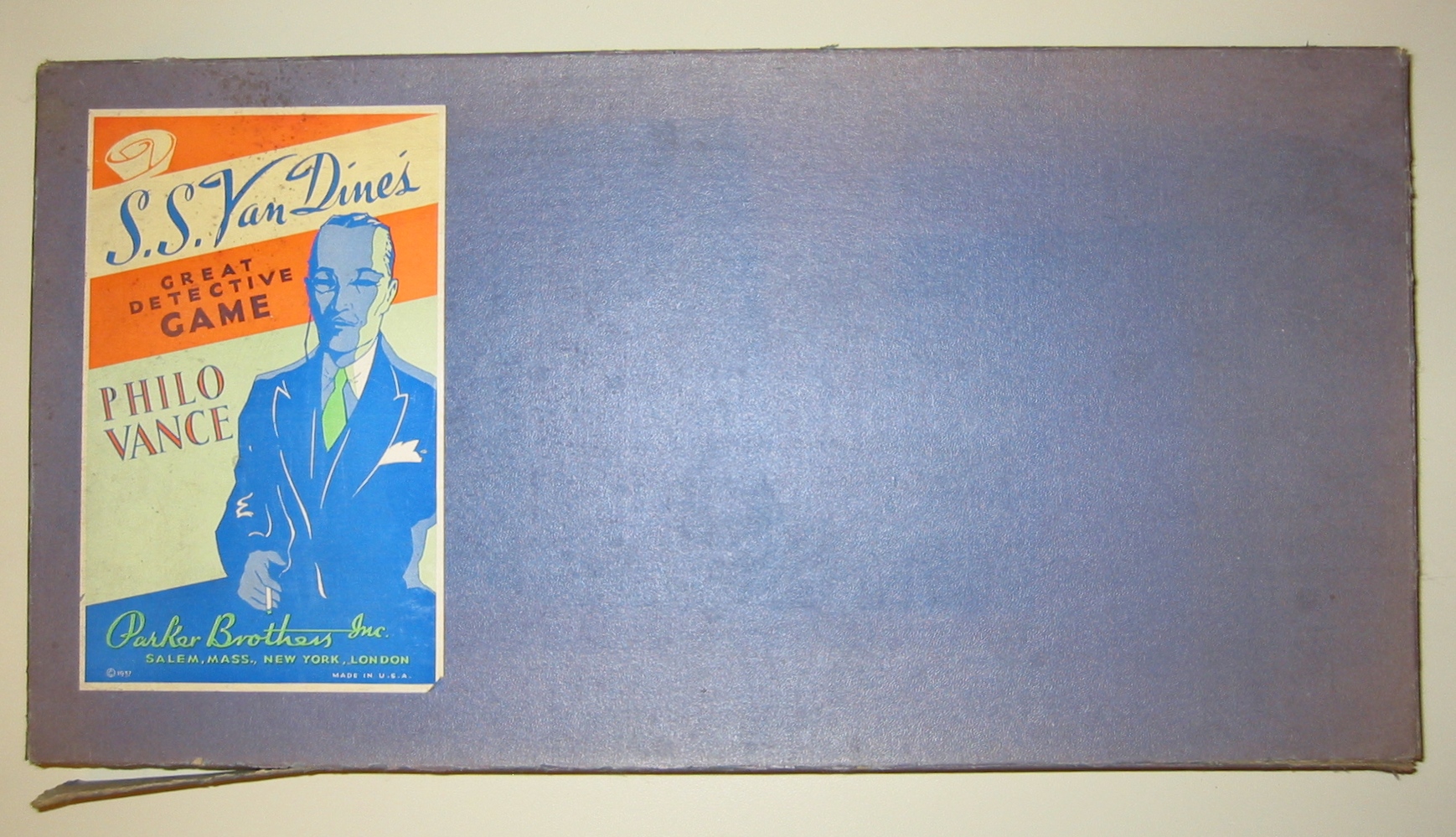 S.S. Van Dines Philo Vance Detective Game