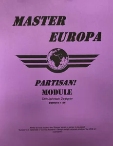 Master Europa 109 - Partisan!