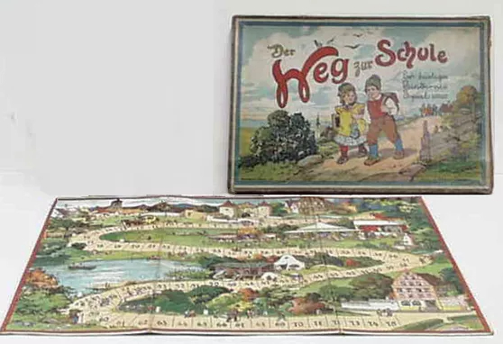 Der Weg zur Schule, Ein lustiges Hindernis-Spiel