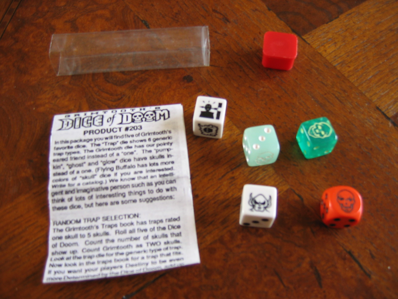 Grimtooths Dice of Doom
