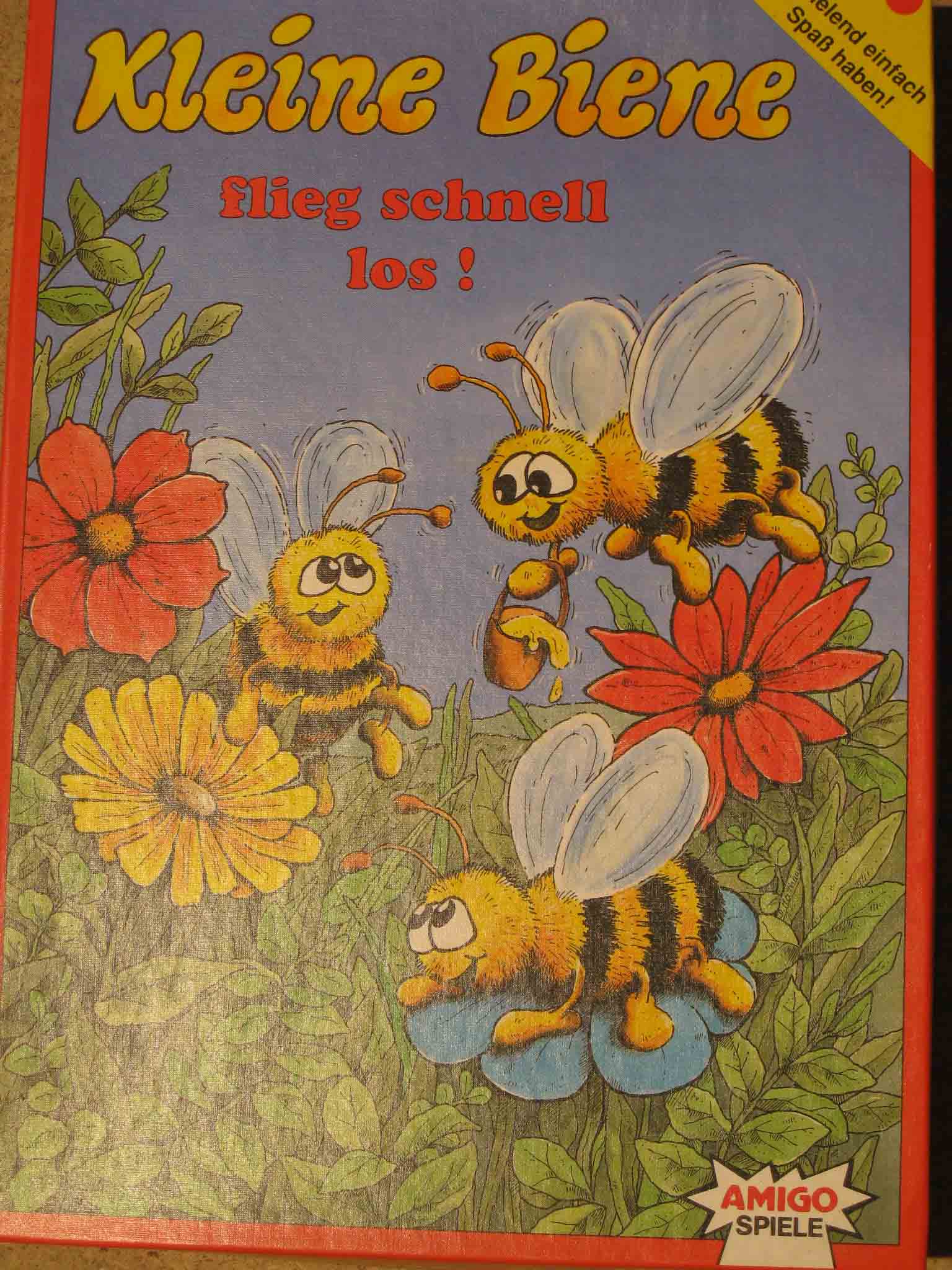 Kleine Biene flieg schnell los!