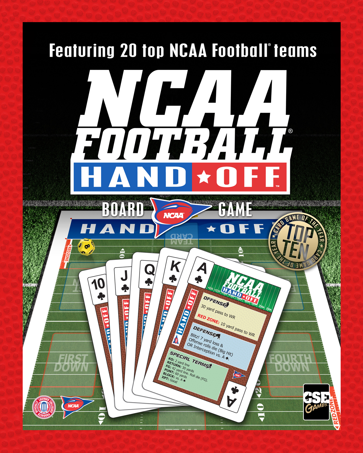 Hand-Off: The Card Football Board Game