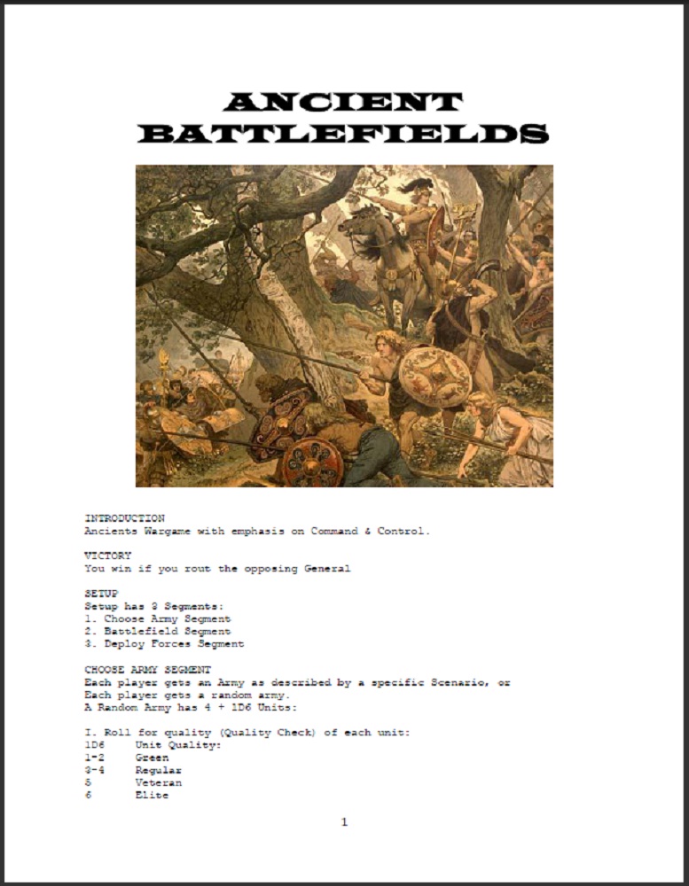 Ancient Battlefields