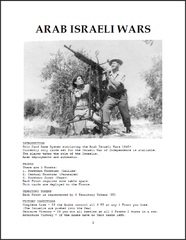 Arab Israeli Wars