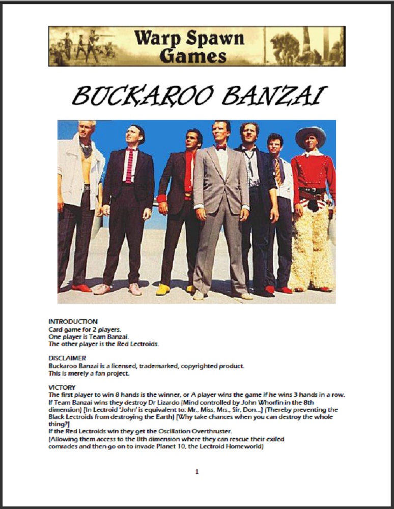Buckaroo Banzai