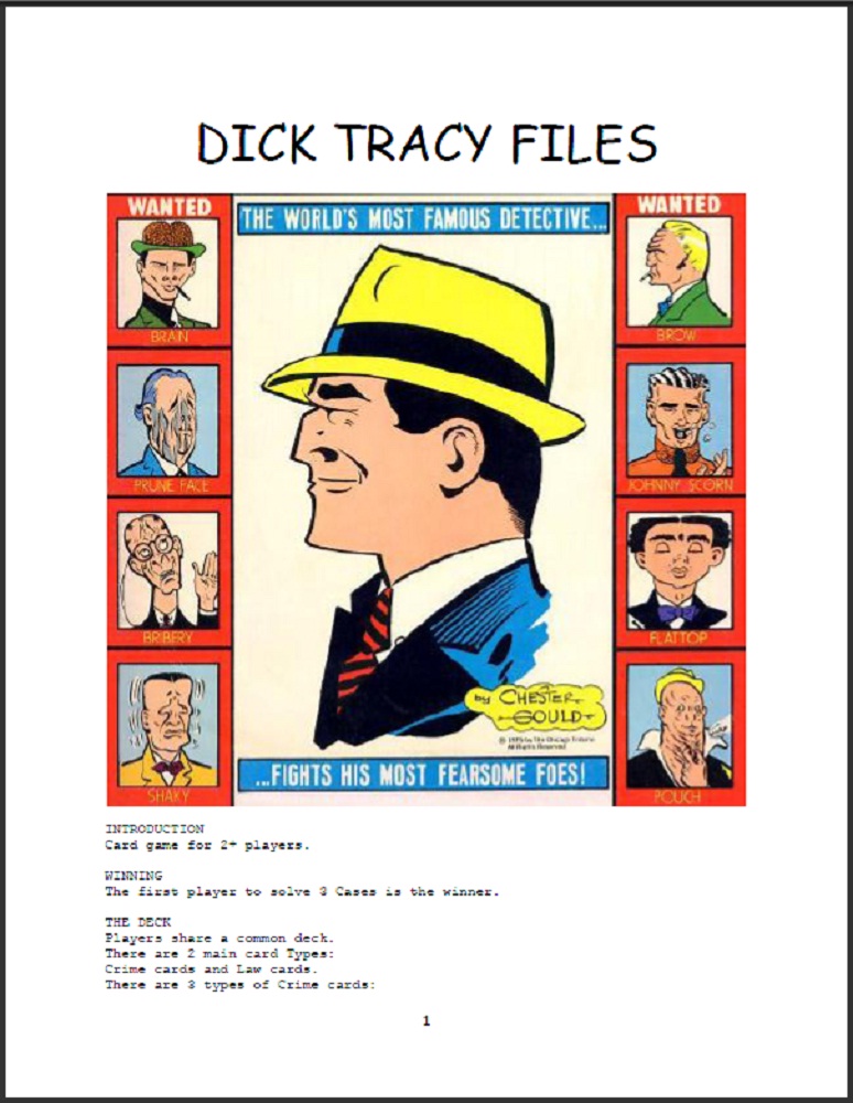 Dick Tracy Files