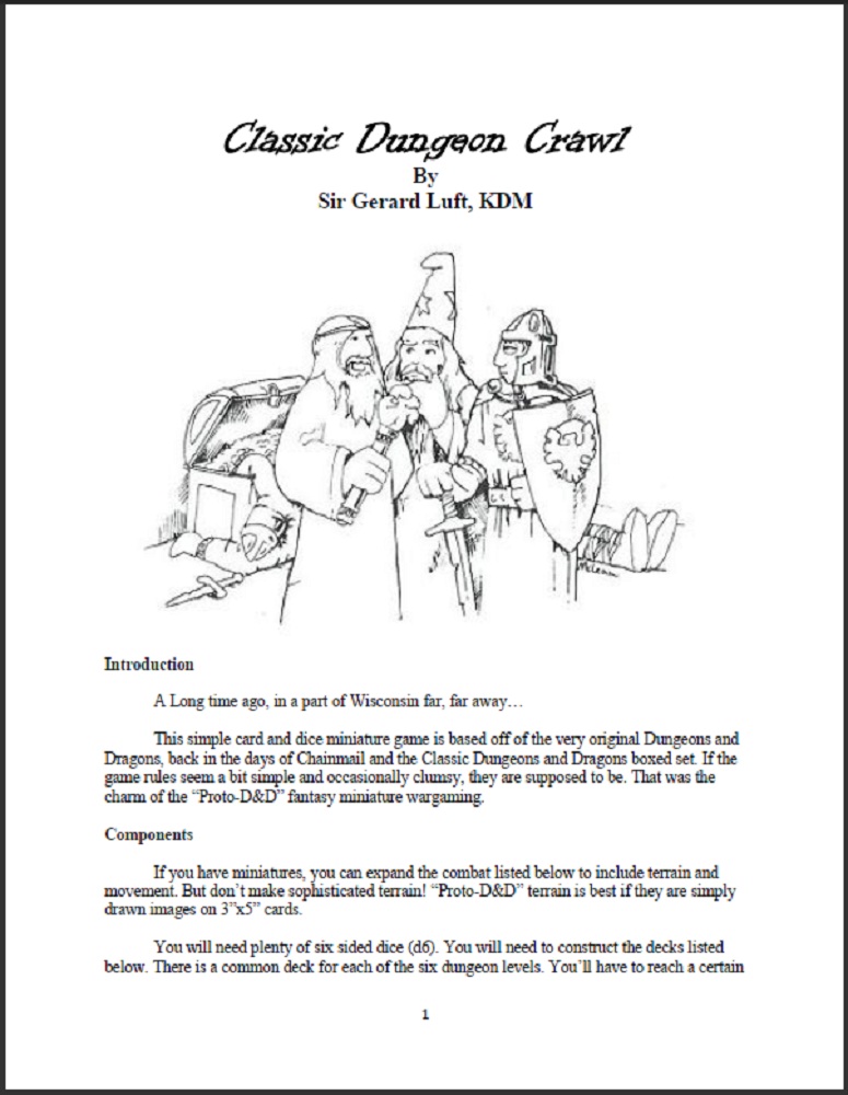 Classic Dungeon Crawl