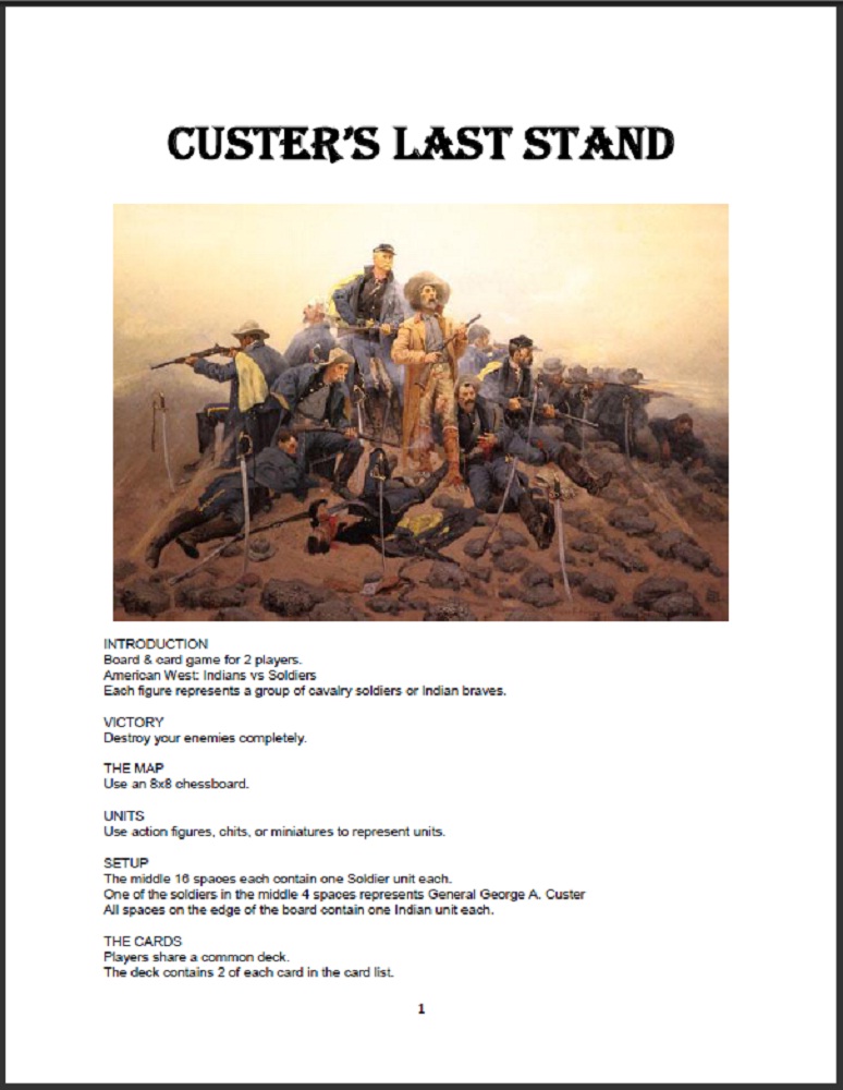 Custers Last Stand