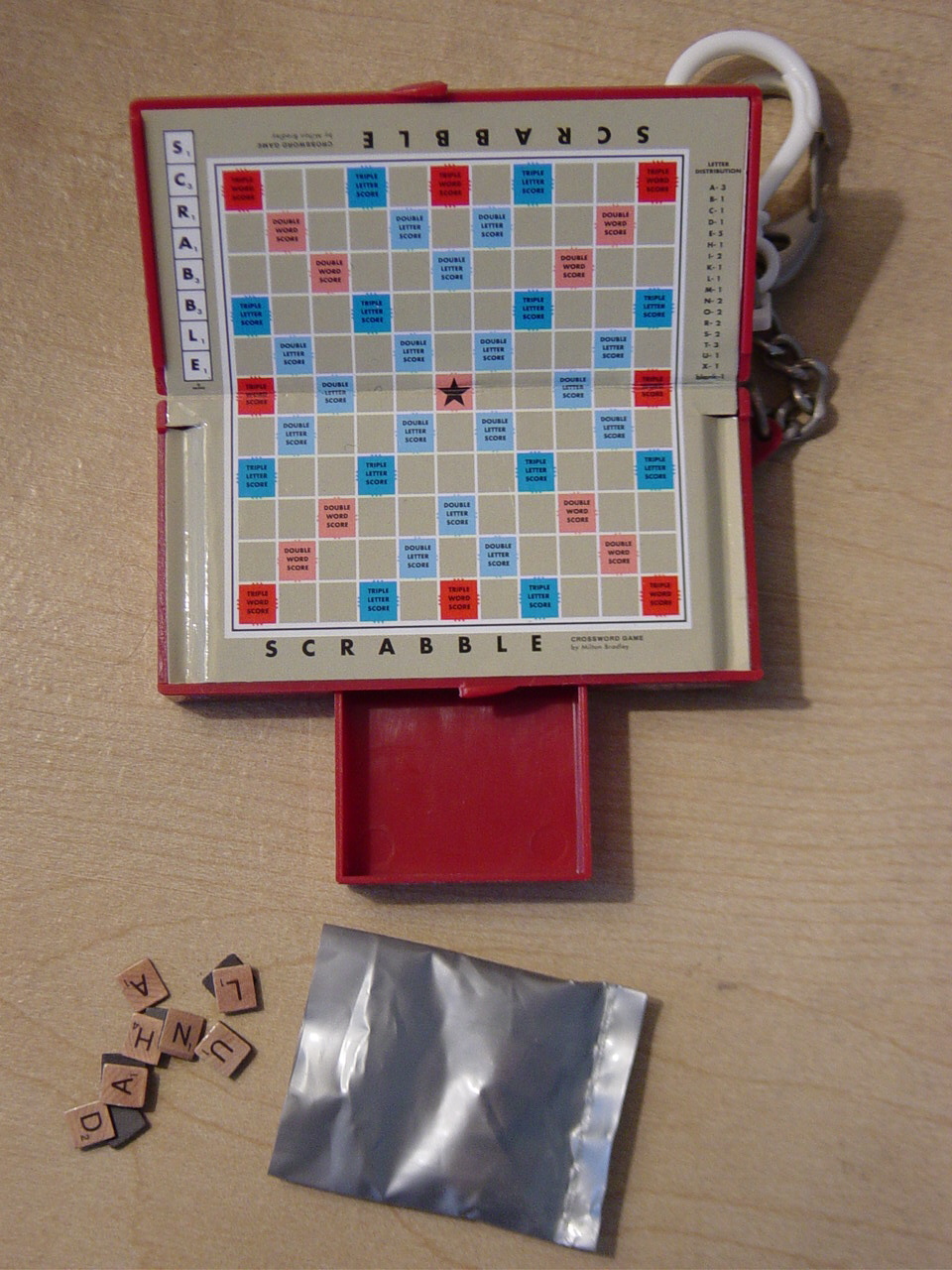 Scrabble Keychain