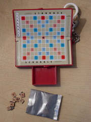 Scrabble Keychain