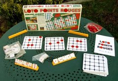 Loto points rouges