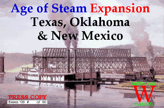 Age of Steam Expansion: Texas, Oklahoma & New Mexico