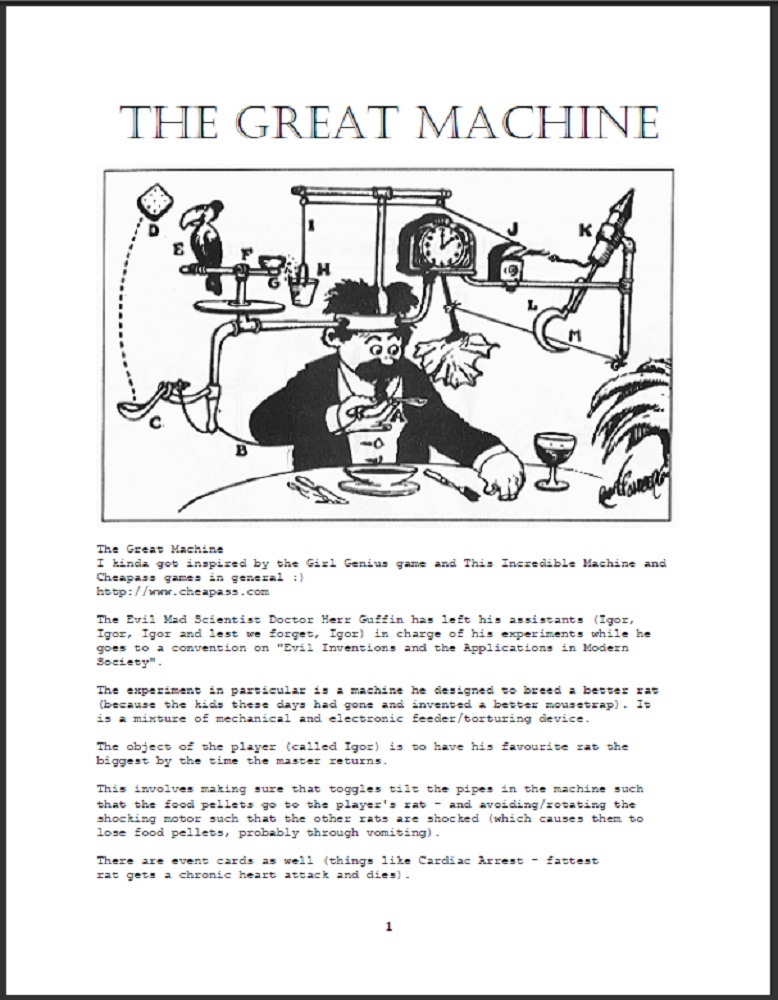 The Great Machine